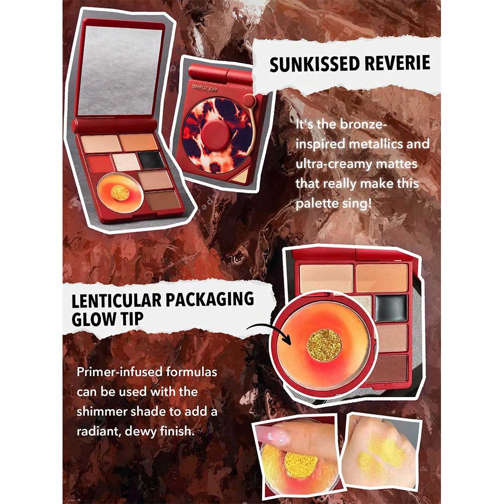 رنگ پالت سایه گرامافونی شیگلم مدل Sunkissed Reverie
