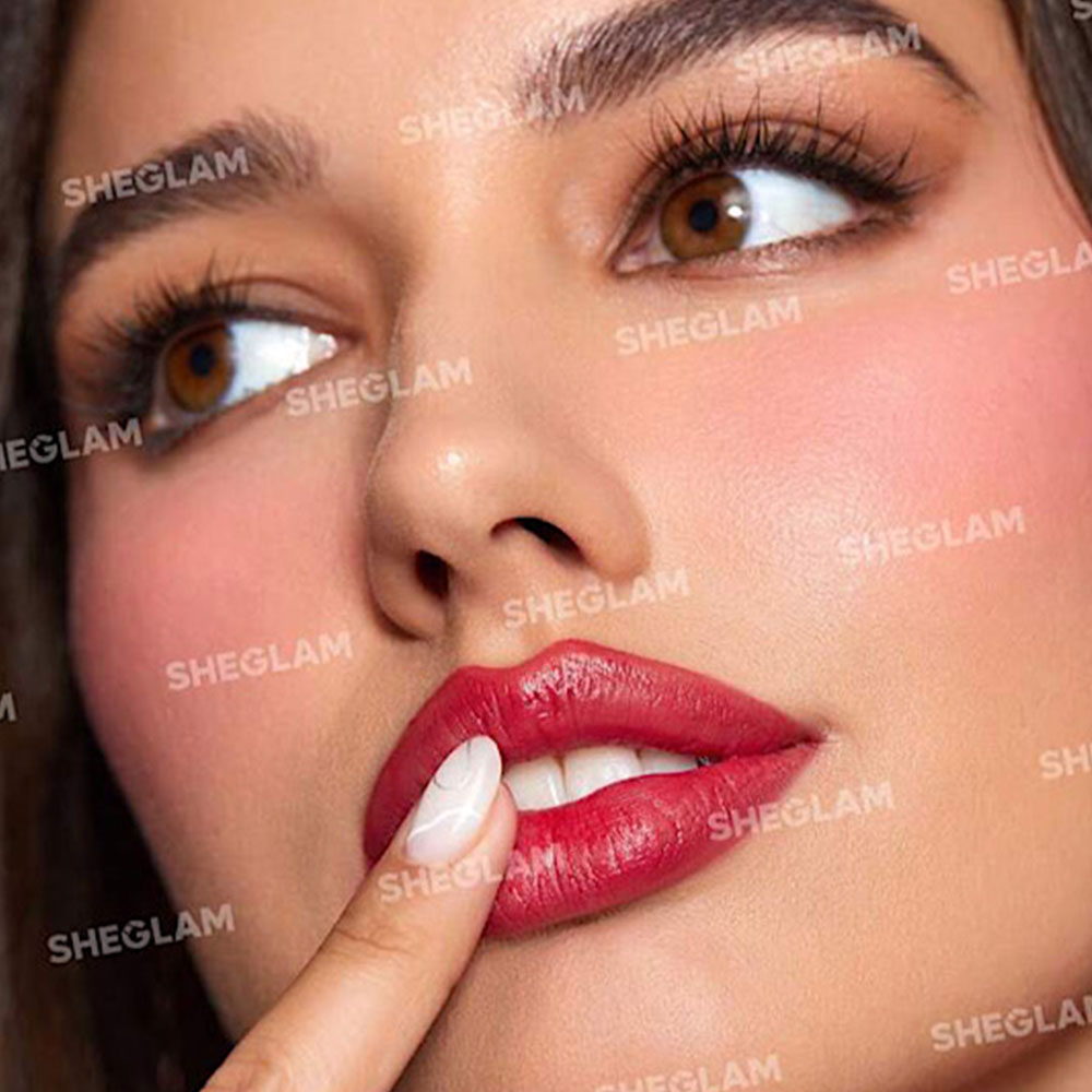 نحوه استفاده از ست کرمی رژگونه و لب شیگلم Very Cherry