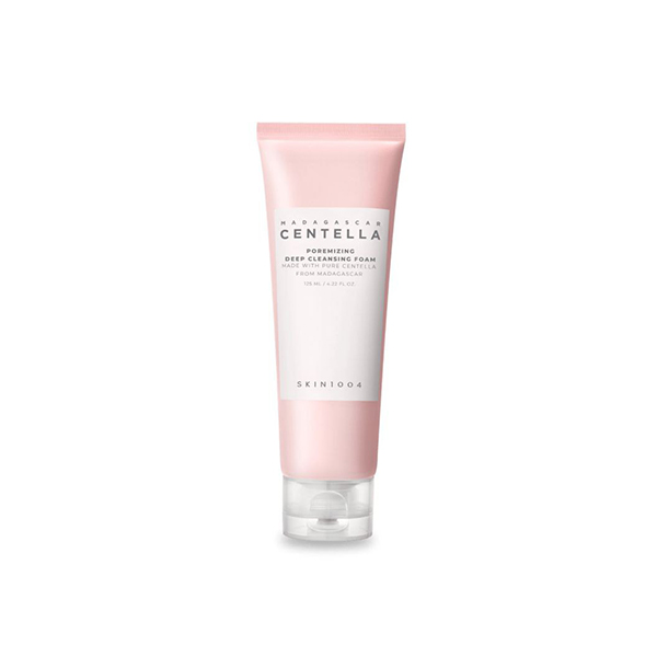 فوم پاککننده عمقی منافذ ماداگاسکار سنتلا اسکین 1004 125 میل SKIN1004 Madagascar Centella Poremizing Deep Cleansing Foam